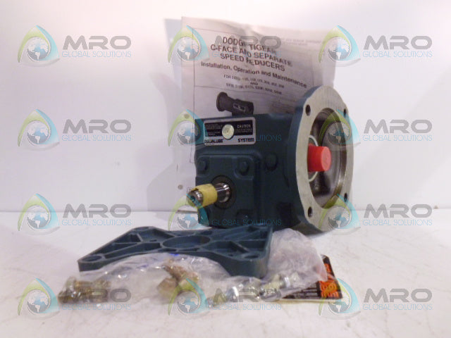 DODGE TIGEAR MR94742 RIGHT ANGLE GEAR REDUCER 1.52HP 1750RPM *NEW NO BOX*