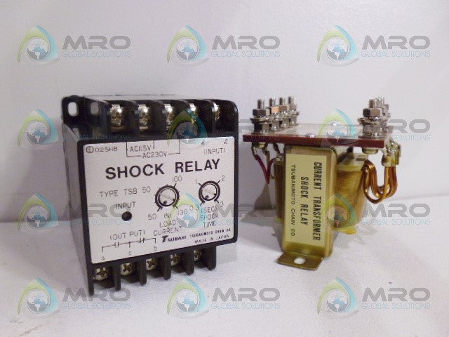TSUBAKI TSB50COM SHOCK RELAY AC115/230V *NEW IN BOX*