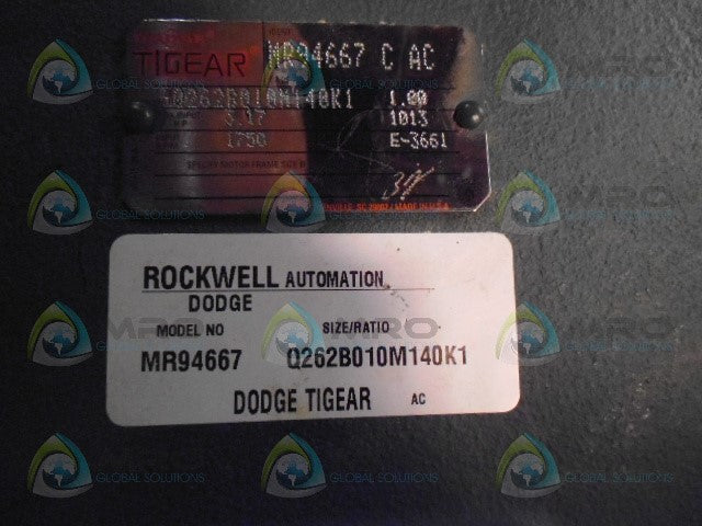 DODGE TIGEAR MR94667 GEAR REDUCER *USED*