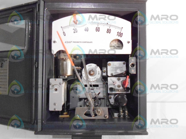 FOXBORO 43AP-FA42C/PC PNEUMATIC CONTROLLER 20 PSI (REMANUFACTURED) *USED*