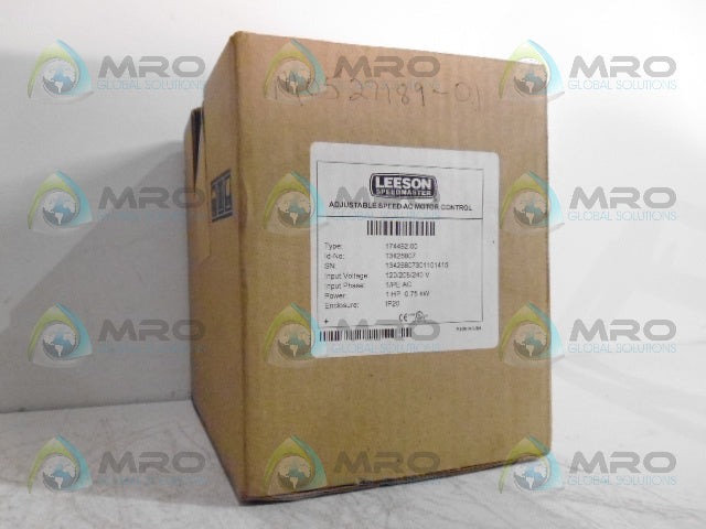 LEESON 174492.00 ADJUSTABLE MOTOR SPEED CONTROL *FACTORY SEALED*