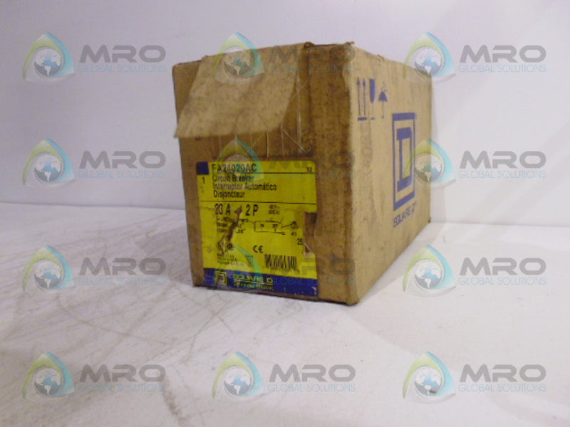 SQUARE D FA24020AC CIRCUIT BREAKER *FACTORY SEALED*