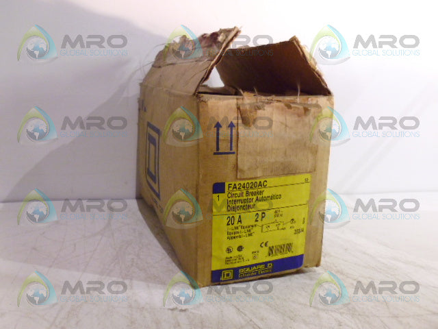 SQUARE D FA24020AC CIRCUIT BREAKER *NEW IN BOX*