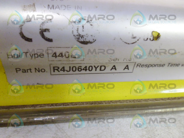 ALLEN BRADLEY R4J0640YD SER A GUARD SHIELD LIGHT CURTAIN REV. B *USED*