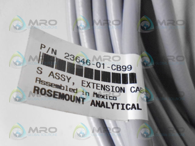 ROSEMOUNT 23646-01-CB99 EXTENTION CABLE 50' *NEW NO BOX*
