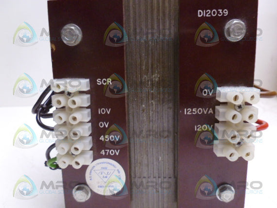 A.C. SIMPSON D12039 TRANSFORMER *USED*