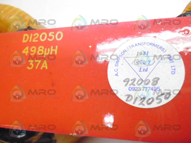A.C. SIMPSON D12050 TRANSFORMER *NEW NO BOX*