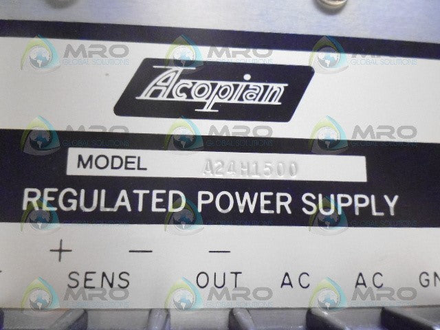 ACOPIAN A24H1500 POWER SUPPLY (AS PICTURED) *NEW IN BOX*