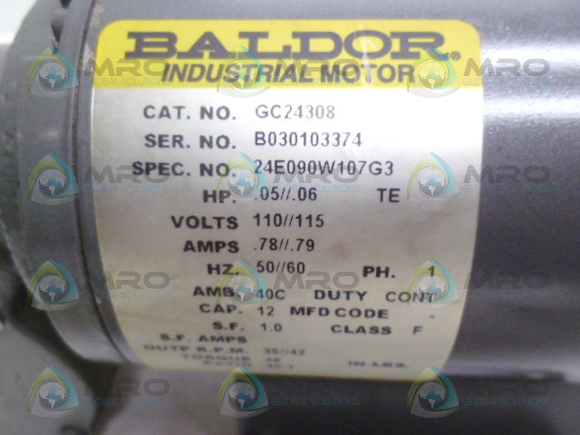 BALDOR GC24308 INDUSTRIAL MOTOR *NEW IN BOX*