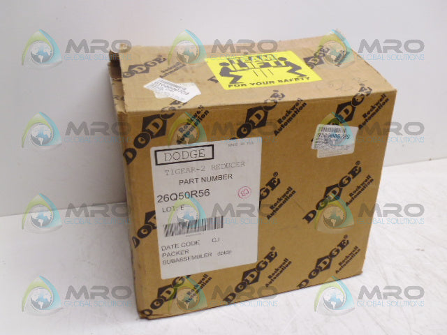 DODGE 26Q50R56 REDUCER RATIO 50:1 *NEW IN BOX*