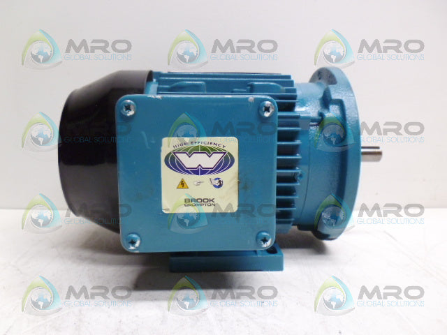 BROOK CROMPTON 020D000679 INDUCTIVE MOTOR .50HP 1710RPM MOTOR *USED*