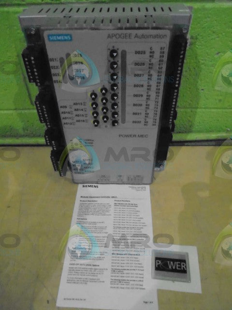 SIEMENS 549-629 POWER MEC MODEL FIRMWARE 2.8 BUILD 1105 *NEW IN BOX*