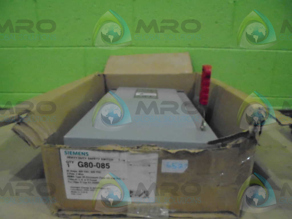 SIEMENS G80-085 (HF362R TYPE VB11) HEAVY DUTY SAFTEY SWITCH *NEW IN BOX*