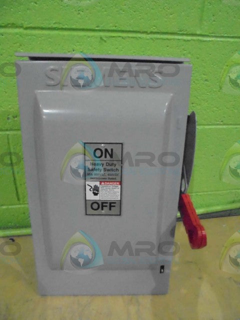 SIEMENS G80-085 (HF362R TYPE VB11) HEAVY DUTY SAFTEY SWITCH *NEW IN BOX*