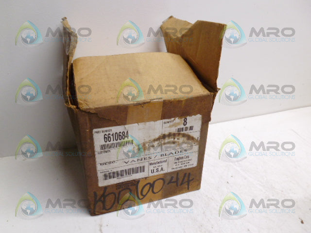 PANGBORN 6610684 WHEELABRATOR BLADES (BOX OF 8) *NEW IN BOX*