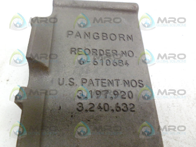 PANGBORN 6610684 WHEELABRATOR BLADES (BOX OF 8) *NEW IN BOX*