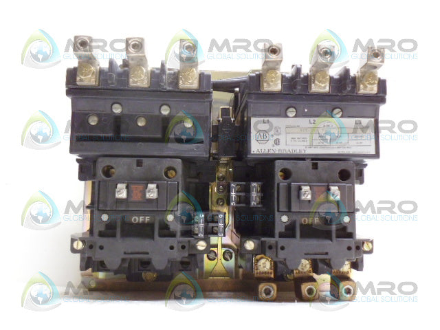 ALLEN BRADLEY 505-D0D-23 SER B REVERSING STARTER CONTACTOR *USED*