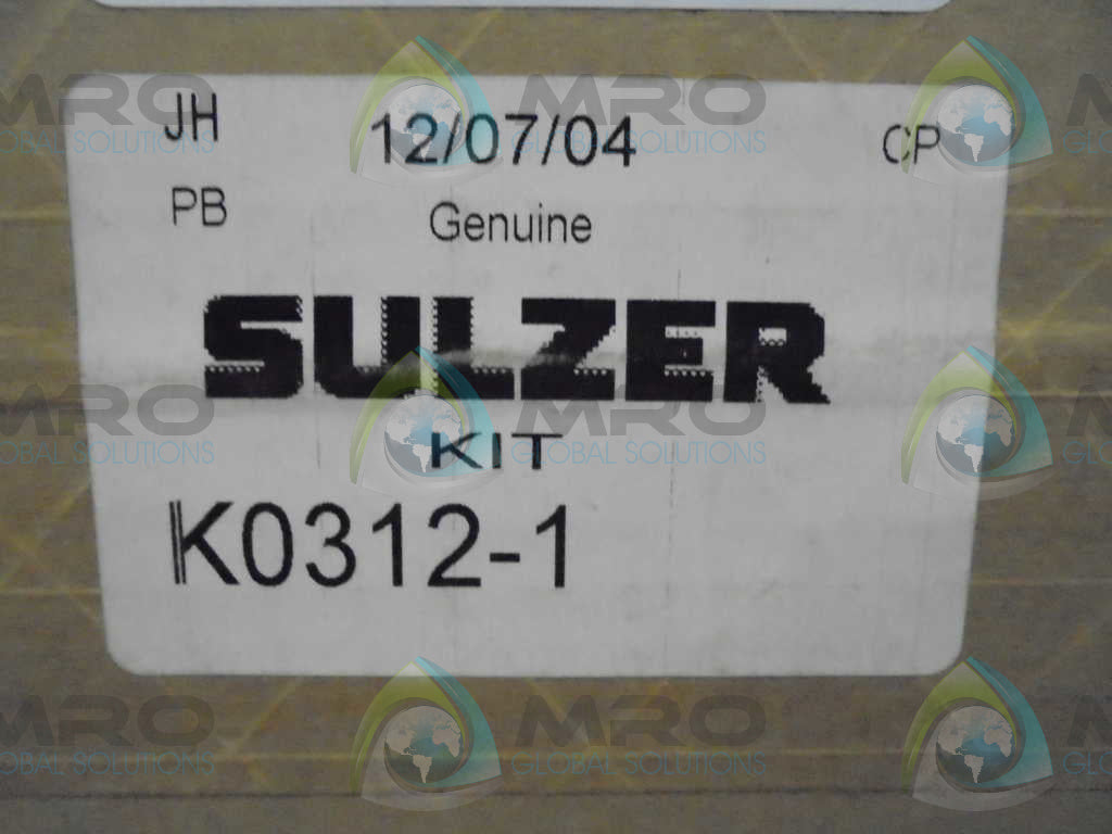 GENUINE SULZER K0312-1 KIT *FACTORY SEAL*