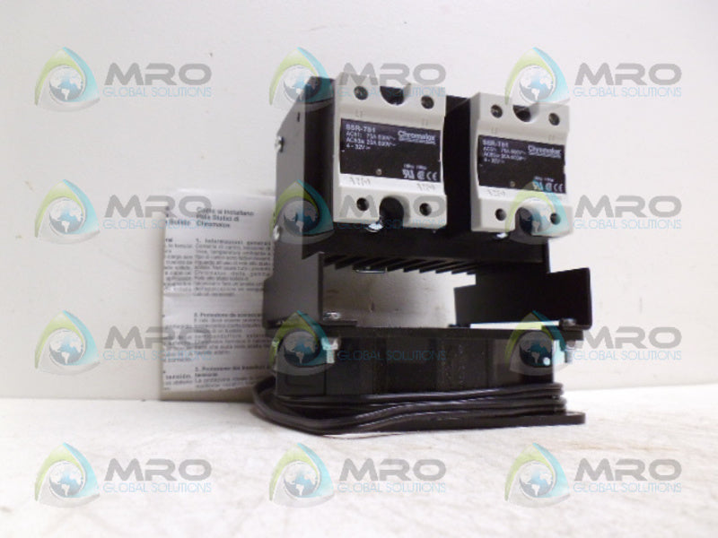 CHROMALOX 339320 3 PHASE 2-LEG SSR WITH HEAT SINK *NEW IN BOX*
