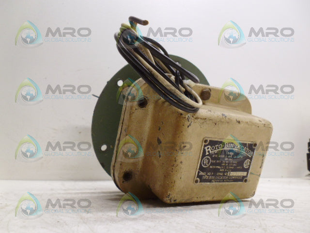 BINDICATOR MODEL R ROTO BIN DICATOR WEATHER TIGHT *USED*