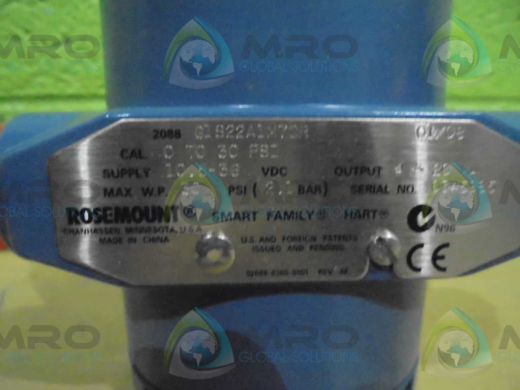 ROSEMOUNT 2088G1S22A1M7CR VACUUM TRANSMITTER *NEW IN BOX*