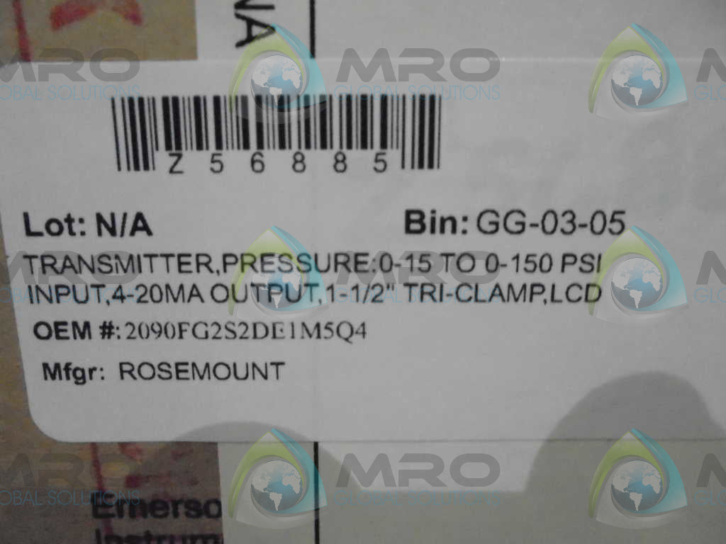 ROSEMOUNT 2090FG2S2DE1M5Q4 *NEW IN BOX*