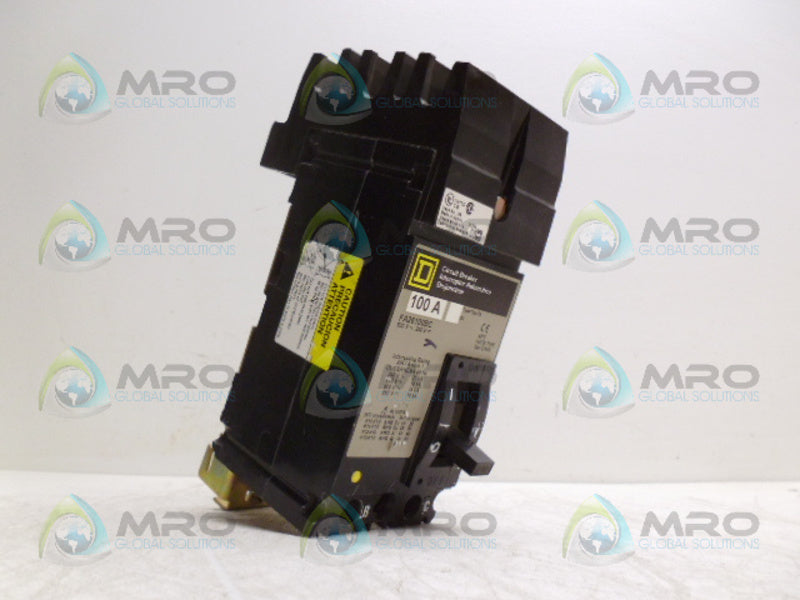 SQUARE D FA26100BC CIRCUIT BREAKER *NEW NO BOX*