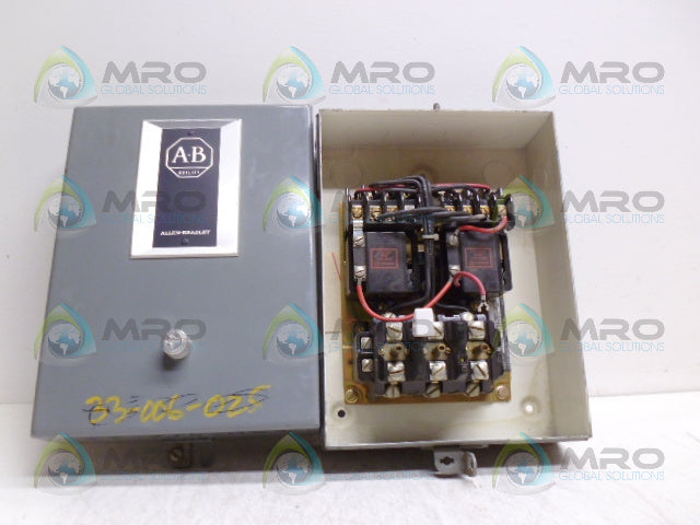 ALLEN BRADLEY 705-TAD SER M STARTER DUAL COIL (AS PICTURED) *NEW NO BOX*