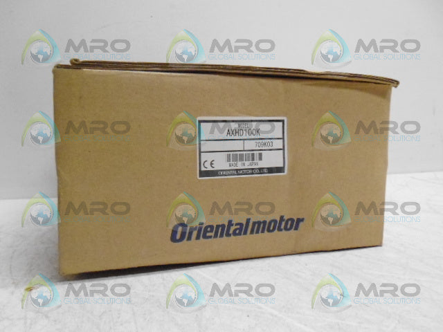 ORIENTAL MOTOR AXHD100K BRUSHLESS DC MOTOR DRIVER *NEW IN BOX*
