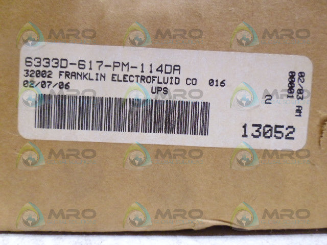 MAC 6333D-617-PM-114DA DIRECTIONAL CONTROL VALVE *FACTORY SEALED*