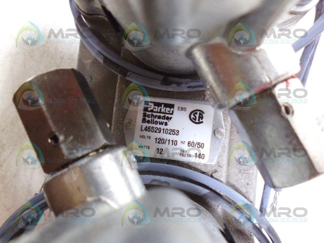 PARKER L4652910253 PNEUMATIC 4-WAY MANIFOLD VALVE *NEW IN BOX*