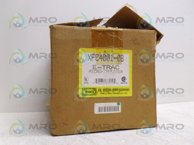 TB WOODS XFC4001-0B E-TRAC MICRO INVERTER DRIVE *NEW IN BOX*