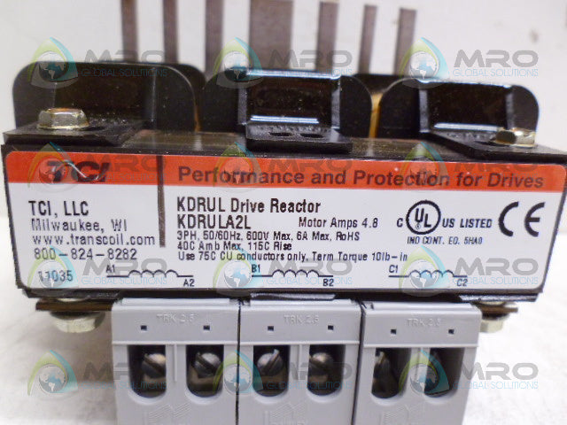 TCI KDRULA2L KDRULA2L DRIVE REACTOR *NEW IN BOX*