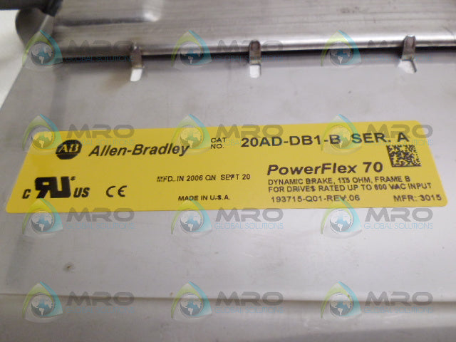 ALLEN BRADLEY POWERFLEX 70 20AD-DB1-B SER A RESISTOR *NEW IN BOX*