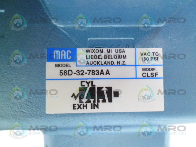 MAC 58D-32-783AA SOLENOID VALVE *NEW IN BOX*