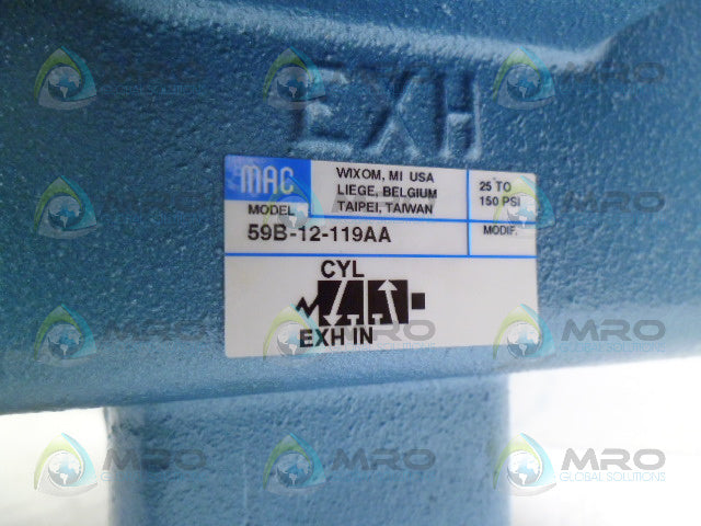 MAC 59B-12-119AA 3-WAY SOLENOID VALVE *NEW NO BOX*