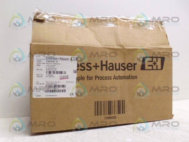 ENDRESS+HAUSER PMC51-13QQ0/101 TRANSMITTER *NEW IN BOX*