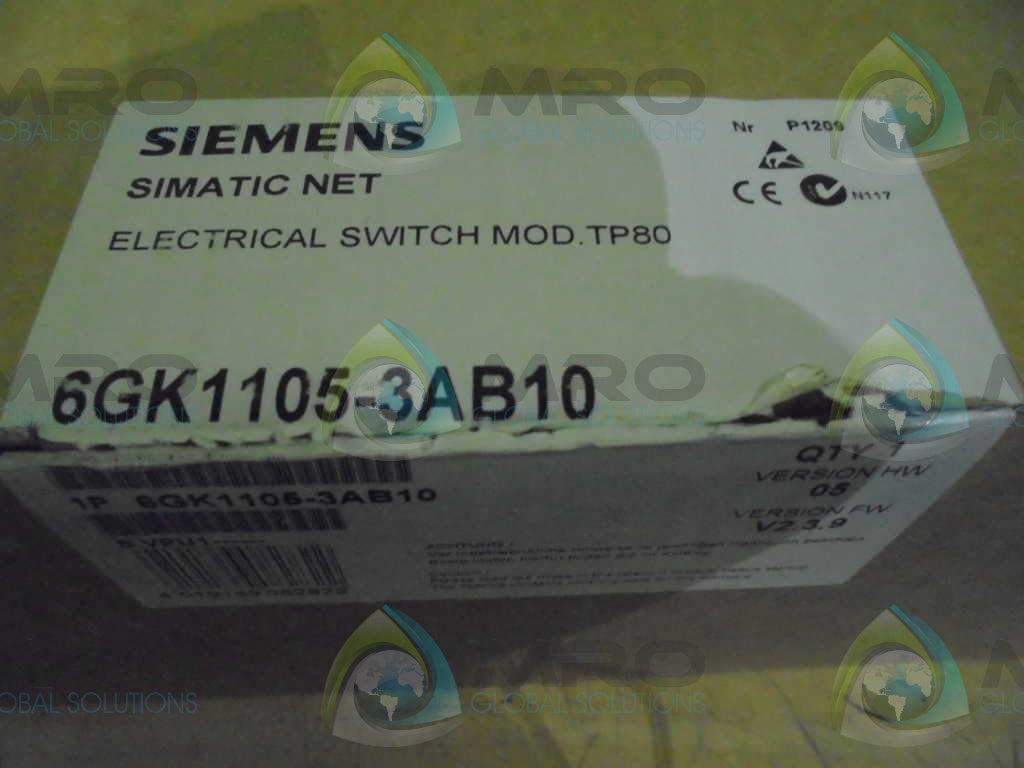 SIEMENS 6GK1105-3AB10 ELEC. SWITCH MOD TP80 *NEW IN BOX*