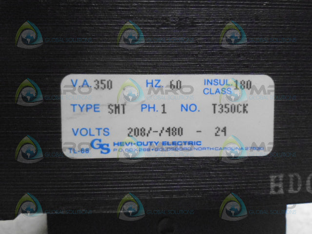 GS HEAVY DUTY T350CK TRANSFORMER *USED*