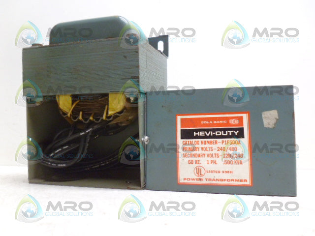 SOLA P1F500A POWER TRANSFORMER *USED*