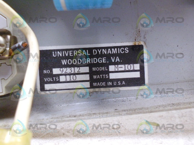 UNA-DYN M-101 CONTROL SYSTEM *USED*
