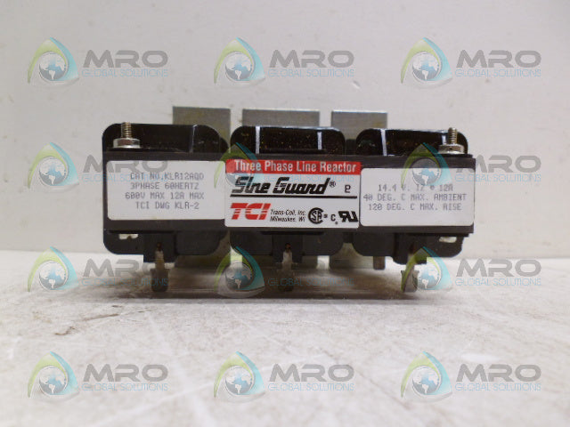 TCI KLR12AQD 3PH LINE REACTOR *NEW IN BOX*