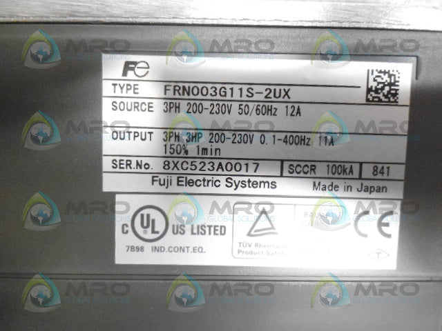 FUJI FRN003G11S-2UX MODULE *NEW IN BOX*