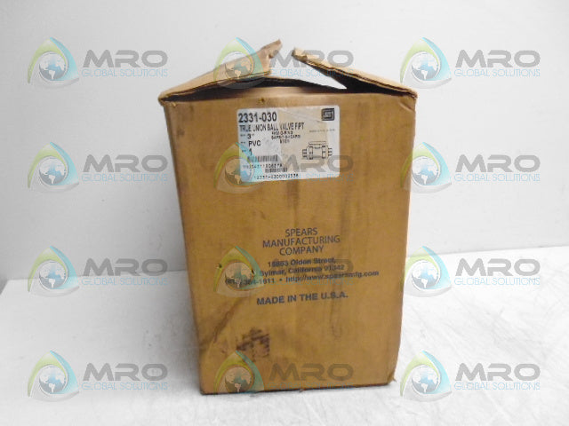 SPEARS 2331-030 BALL VALVE *NEW IN BOX*