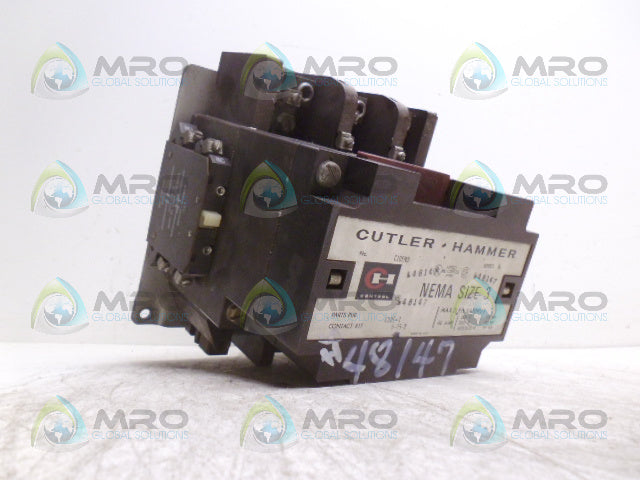 CUTLER HAMMER C10EN3 SERIES A1 *USED*