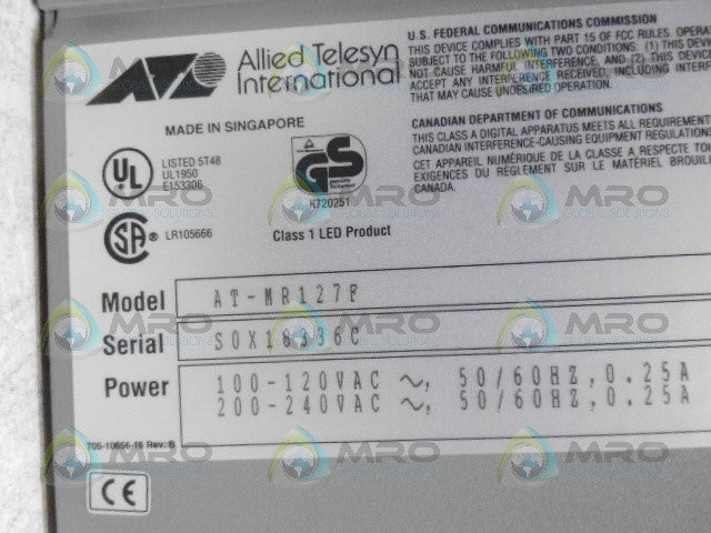 ATI AT-MR127F-13 990-02620-13 *NEW IN BOX*