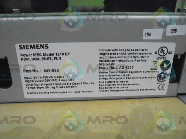 SIEMENS 549-629 ETHERNET *NEW IN BOX*