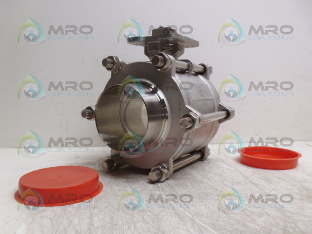 TOPLINE S1207 TF4 CF8M 800 WOG 4" W/O HANDLE *NEW NO BOX*