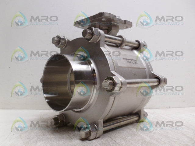 TOPLINE S1207 TF4 CF8M 800 WOG 4" W/O HANDLE *NEW NO BOX*