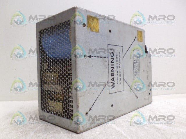 PIONEER MAGNETICS PM2500A-1 SD200-0-3-4- POWER SUPPLY *USED*
